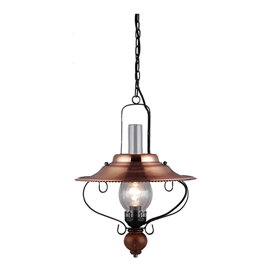 Klassisk taklampa NOSTALGIA 1xE27/60W/230V gummiträd