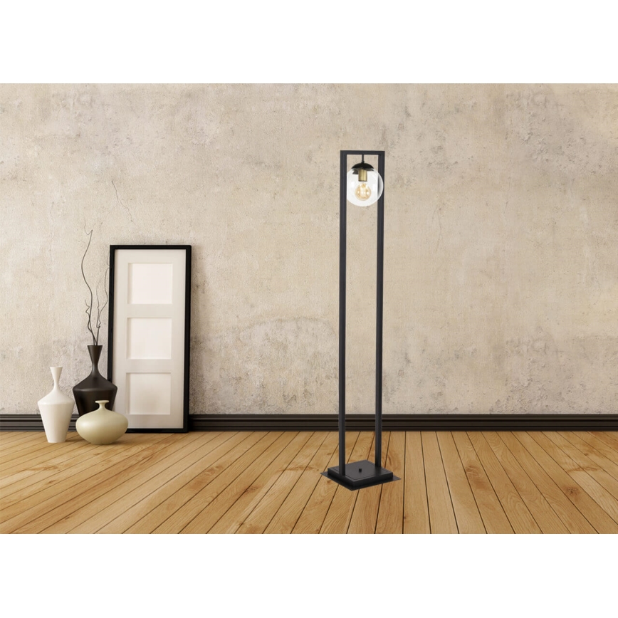 Golv lampa REY 1xE27/7W/230V svart