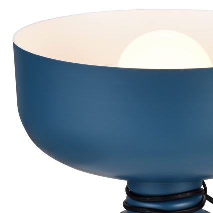 Bordslampa ABEL 1xE27/11W/230V blå