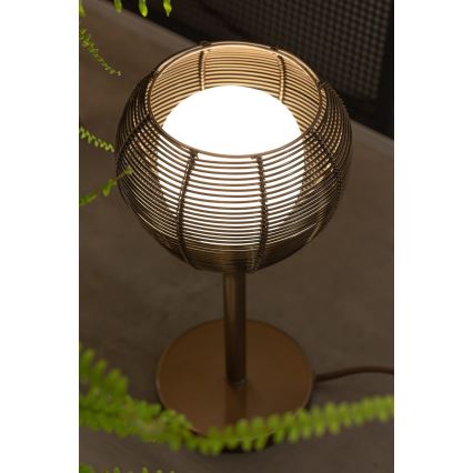 Bordslampa NEST 1xE14/7W/230V koppar