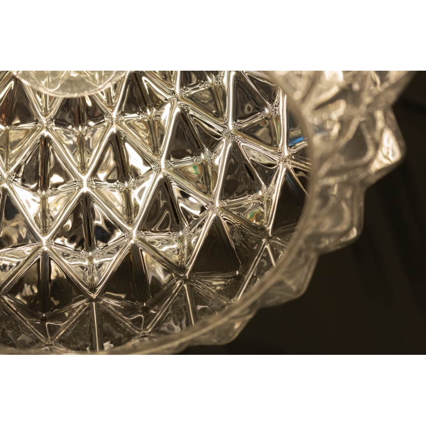 Ljuskrona med upphängningsrem DIAMOND 1xE27/11W/230V gyllene