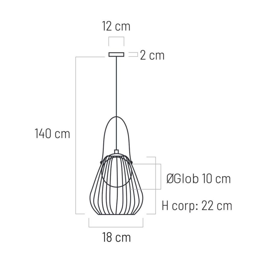 Vägglampa MEMORY 1xG9/4W/230V vit/brun
