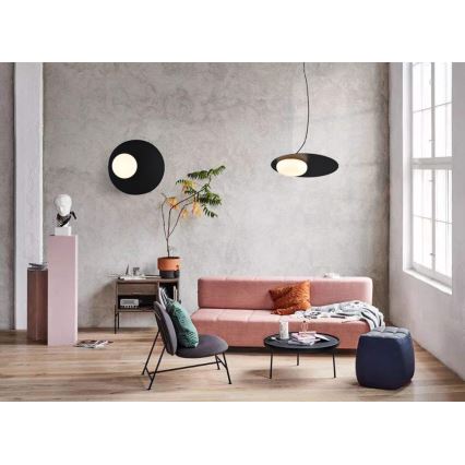 LED med upphängningsrem PETIT LED/12W/230V svart