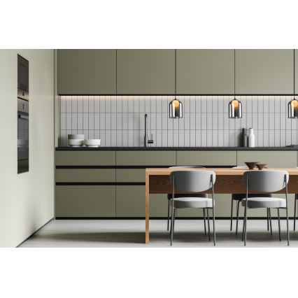 KLEA hänglampa 1xG9/15W/230V rök svart