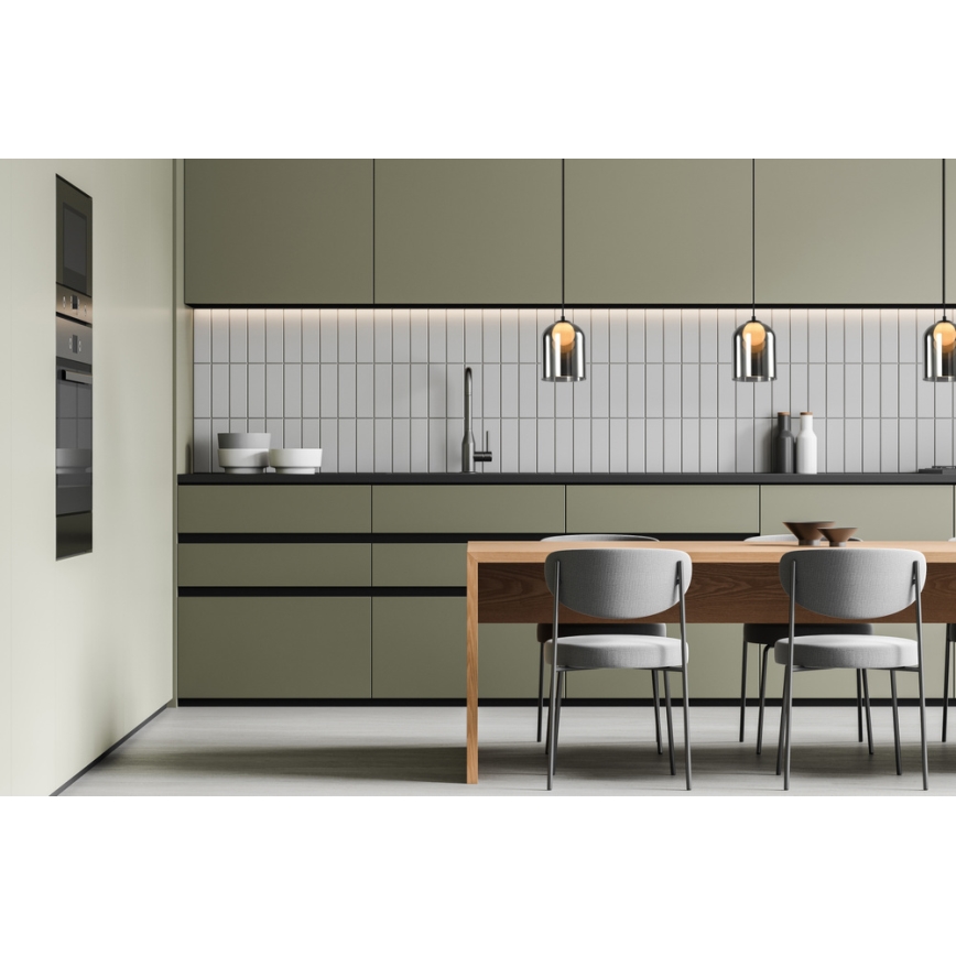 KLEA hänglampa 1xG9/15W/230V rök svart