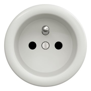 Kliklap - Retrouttag utan ram 230V vit
