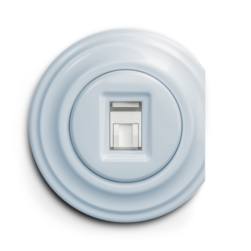 Kliklap - Vintage-datauttag blå