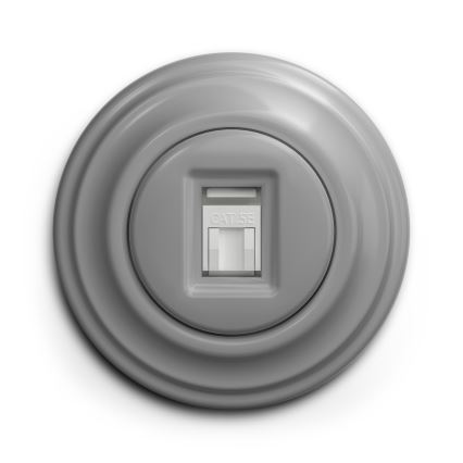 Kliklap - Vintage-datauttag grå