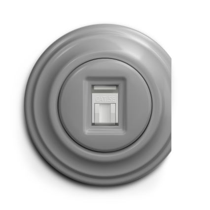 Kliklap - Vintage-datauttag grå