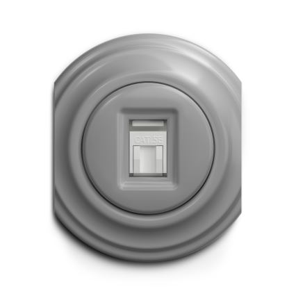 Kliklap - Vintage-datauttag grå