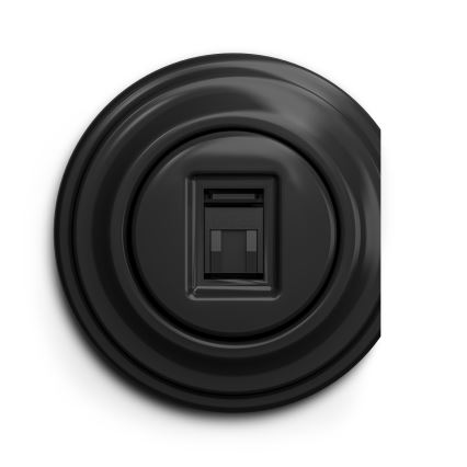 Kliklap - Vintage-datauttag svart