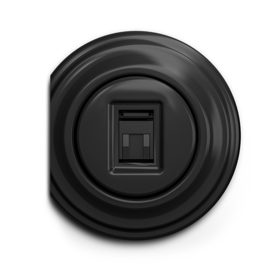 Kliklap - Vintage-datauttag svart