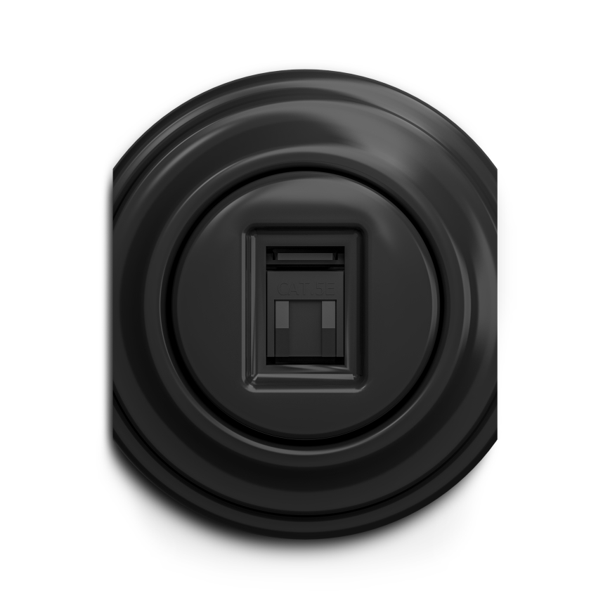 Kliklap - Vintage-datauttag svart
