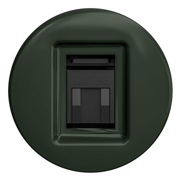 Kliklap - Vintage-datauttag utan ram grön