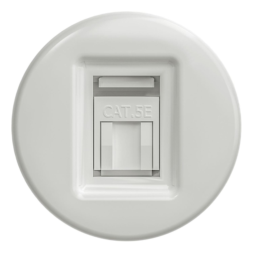 Kliklap - Vintage-datauttag vit
