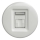 Kliklap - Vintage-datauttag vit