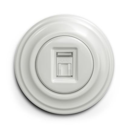 Kliklap - Vintage-datauttag vit