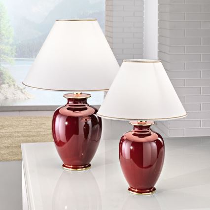 Kolarz 0014.74.7 - Bordslampa BORDEAUX 1xE27/100W/230V