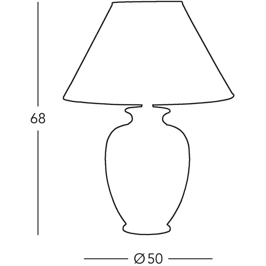 Kolarz 0014.75 - Bordslampa GIARDINO 1xE27/100W/230V