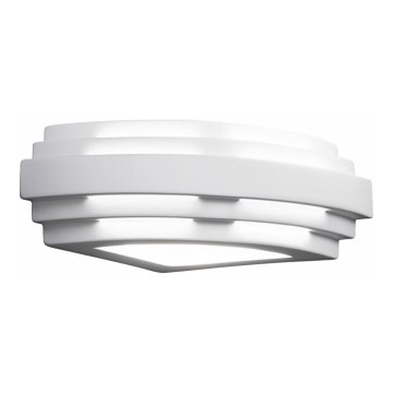 Kolarz 0290.61E - Vägglampa STIEGEL 1xG9/60W/230V vit
