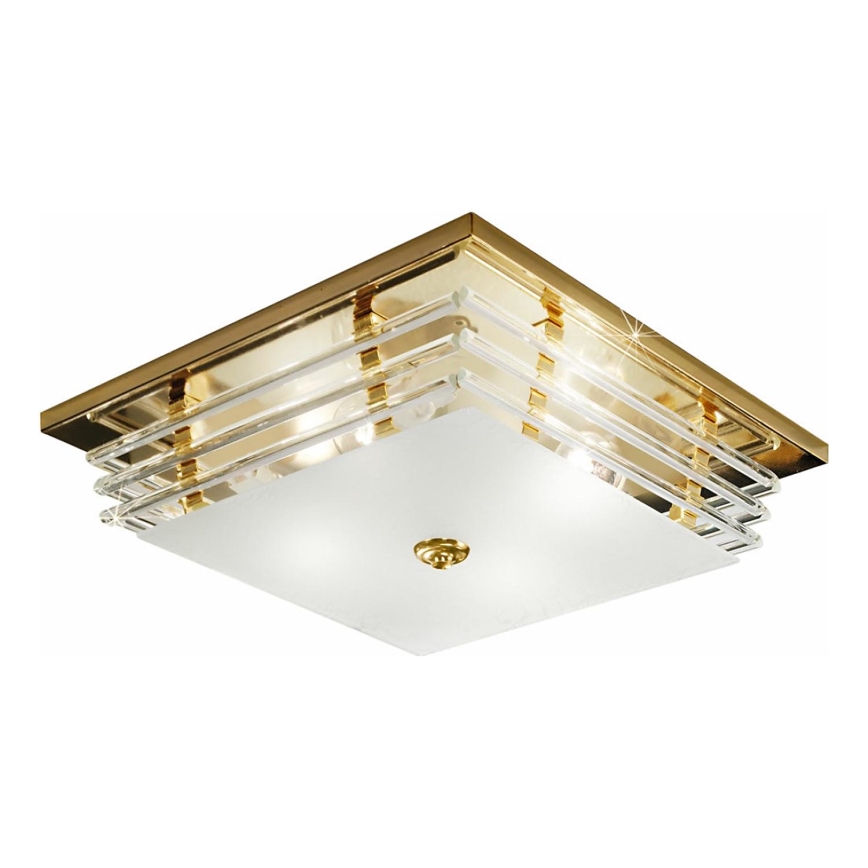 Kolarz 0342.14.3 - Taklampa ONTARIO 4xE27/60W/230V 24K guld