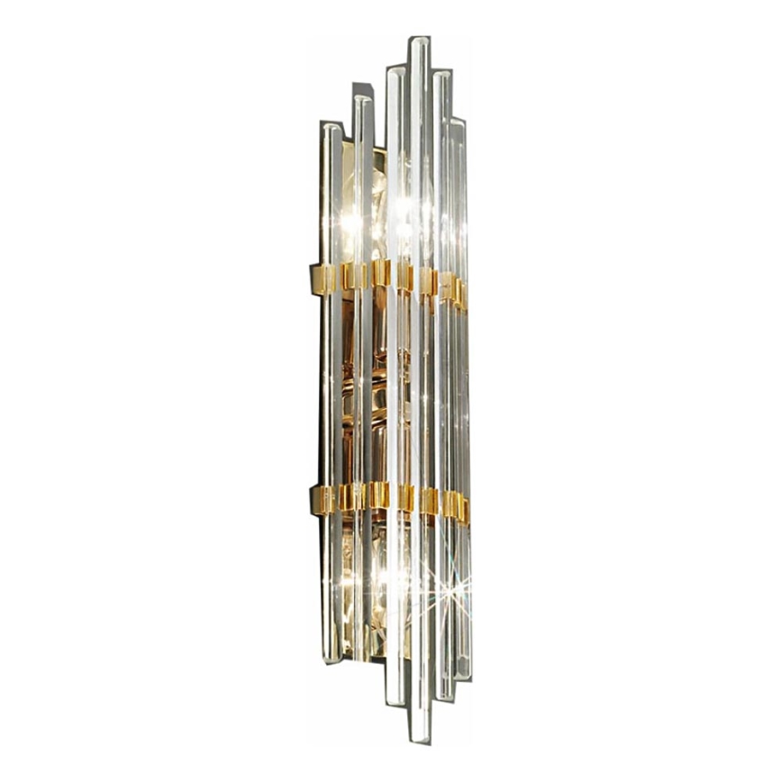 Kolarz 0342.62M.3 - Vägglampa ONTARIO 2xE14/40W/230V 41 cm 24K guld