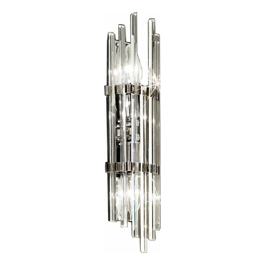 Kolarz 0342.62M.5 - Vägglampa ONTARIO 2xE14/40W/230V 41 cm skinande krom