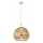 Kolarz 0392.31L.3.Aq.Ch - Ljuskrona med textilsladd LUNA 1xE27/60W/230V 24K guld
