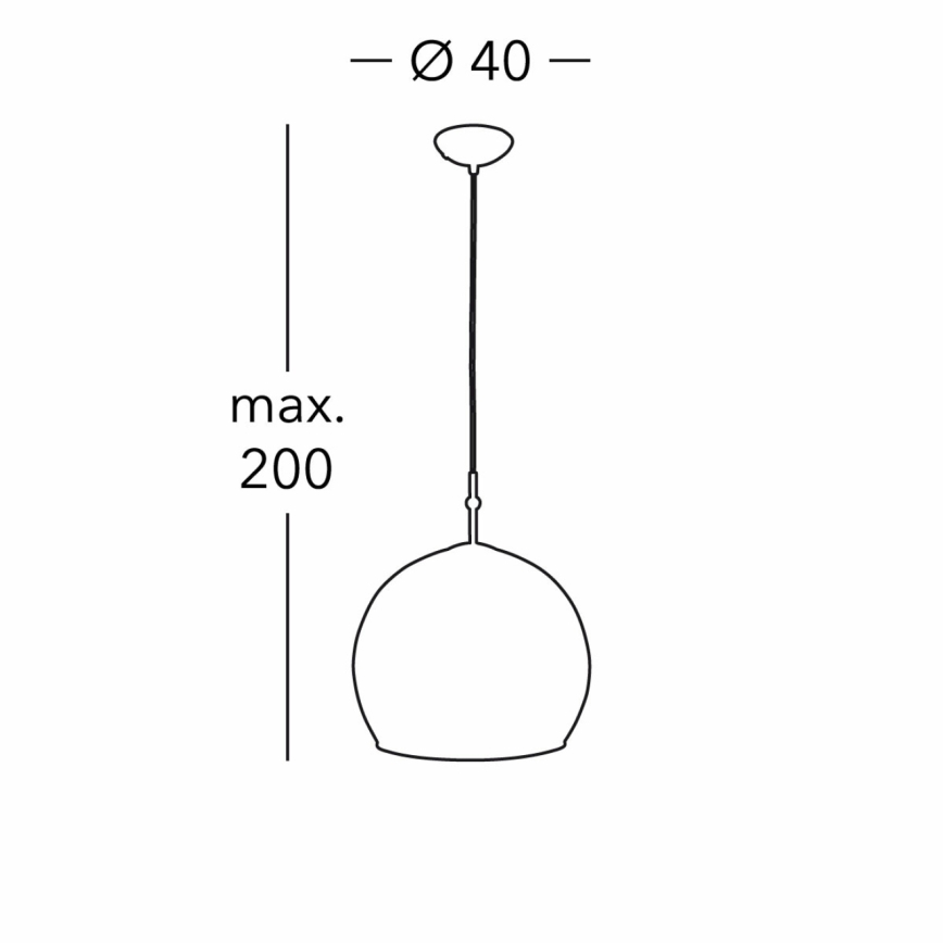 Kolarz 0392.31L.3.Ki.Au - Ljuskrona med textilsladd LUNA 1xE27/60W/230V 24K guld