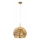 Kolarz 0392.31M.3.Al.Mu - Ljuskrona med textilsladd LUNA 1xE27/60W/230V 24K guld