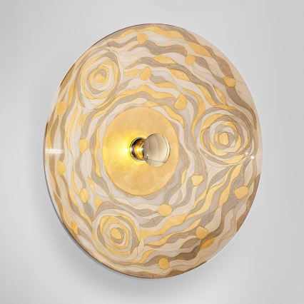 Kolarz 0415.61XL.3.Ch - Vägglampa LUNA 1xE27/100W/230V 24K guld