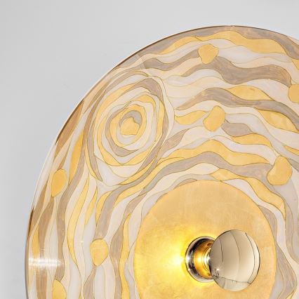 Kolarz 0415.61XL.3.Ch - Vägglampa LUNA 1xE27/100W/230V 24K guld