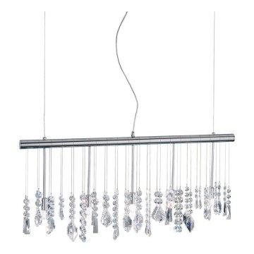 Kolarz 104.85.5 - Kristallkrona med textilsladd STRETTA 5xG9/40W/230V skinande krom