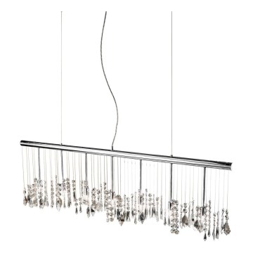 Kolarz 104.87.5 - Kristallkrona med textilsladd STRETTA 7xG9/40W/230V skinande krom