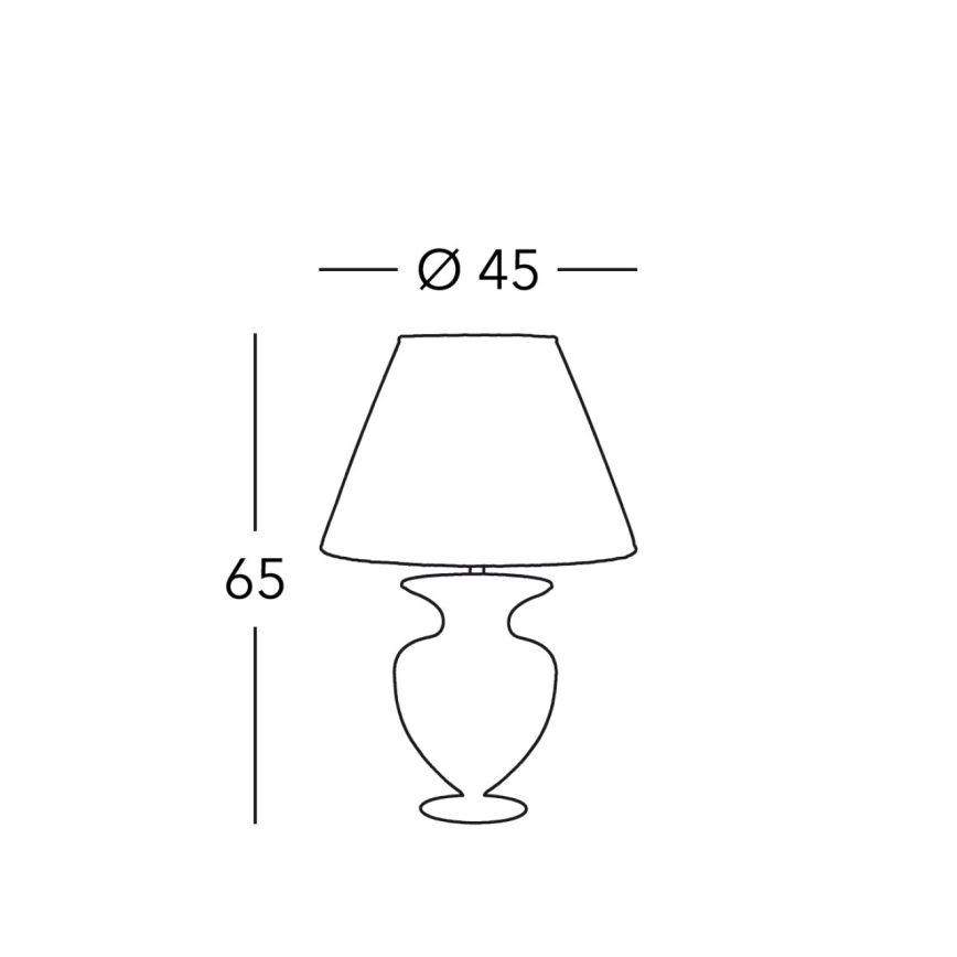 Kolarz 1417.71M.Mu - Bordslampa ANFORA 1xE27/100W/230V 24K guld