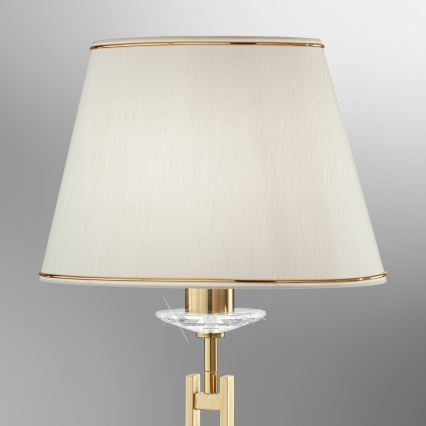 Kolarz 330.71.8C - Bordslampa i kristall IMPERIAL 1xE27/60W/230V guld/beige