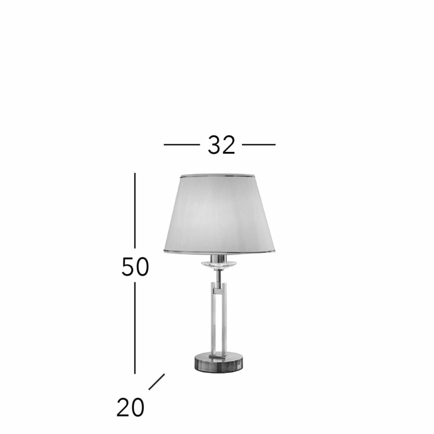 Kolarz 330.71.8C - Bordslampa i kristall IMPERIAL 1xE27/60W/230V guld/beige
