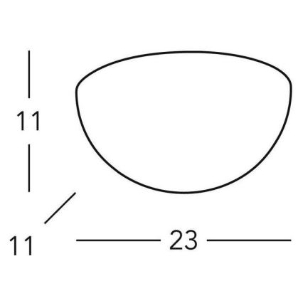Kolarz 588.66 - Väggbelysning BISQUITT 1xE27/75W/230V