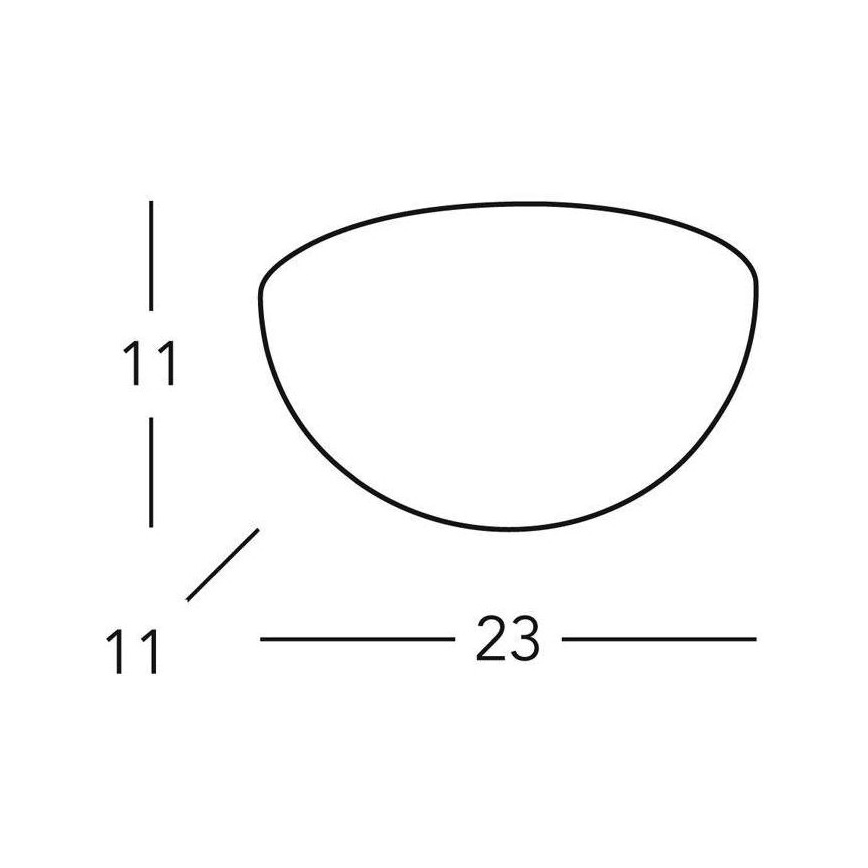 Kolarz 588.66 - Väggbelysning BISQUITT 1xE27/75W/230V