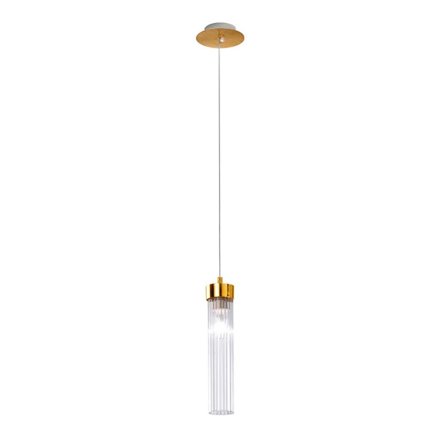 Kolarz 6009.30130 - Ljuskrona med snöre RAGGIO 1xE14/25W/230V 24K guld