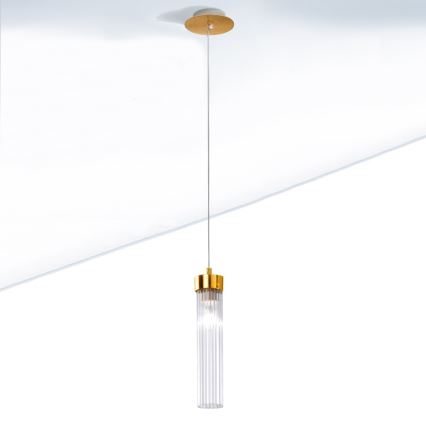 Kolarz 6009.30130 - Ljuskrona med snöre RAGGIO 1xE14/25W/230V 24K guld