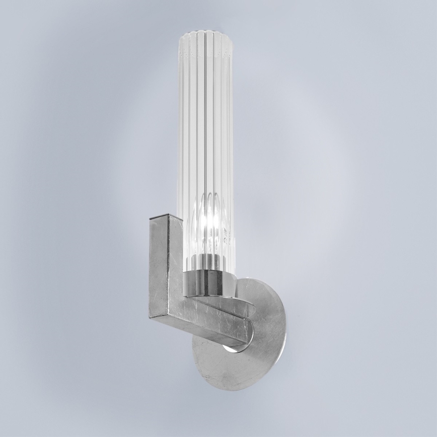 Kolarz 6009.60150 - Väggbelysning RAGGIO 1xE14/25W/230V silver