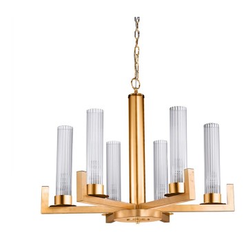 Kolarz 6009.80630 - Ljuskrona med kedja RAGGIO 6xE14/25W/230V 24K guld