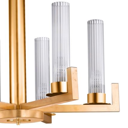 Kolarz 6009.80630 - Ljuskrona med kedja RAGGIO 6xE14/25W/230V 24K guld