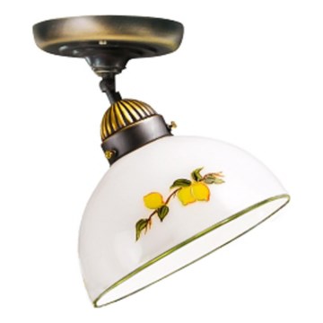 Kolarz 731.10.126 - Ytmonterad ljuskrona NONNA 1xE27/75W/230V diameter 20 cm citroner