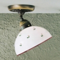 Kolarz 731.10.68 - Ytmonterad ljuskrona NONNA 1xE27/75W/230V diameter 30 cm röd