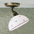 Kolarz 731.10.69 - Ytmonterad ljuskrona NONNA 1xE27/75W/230V diameter 20 cm röd