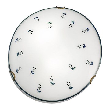 Kolarz 731.12.4.17 - Taklampa NONNA 2xE27/60W/230V diameter 40 cm blå