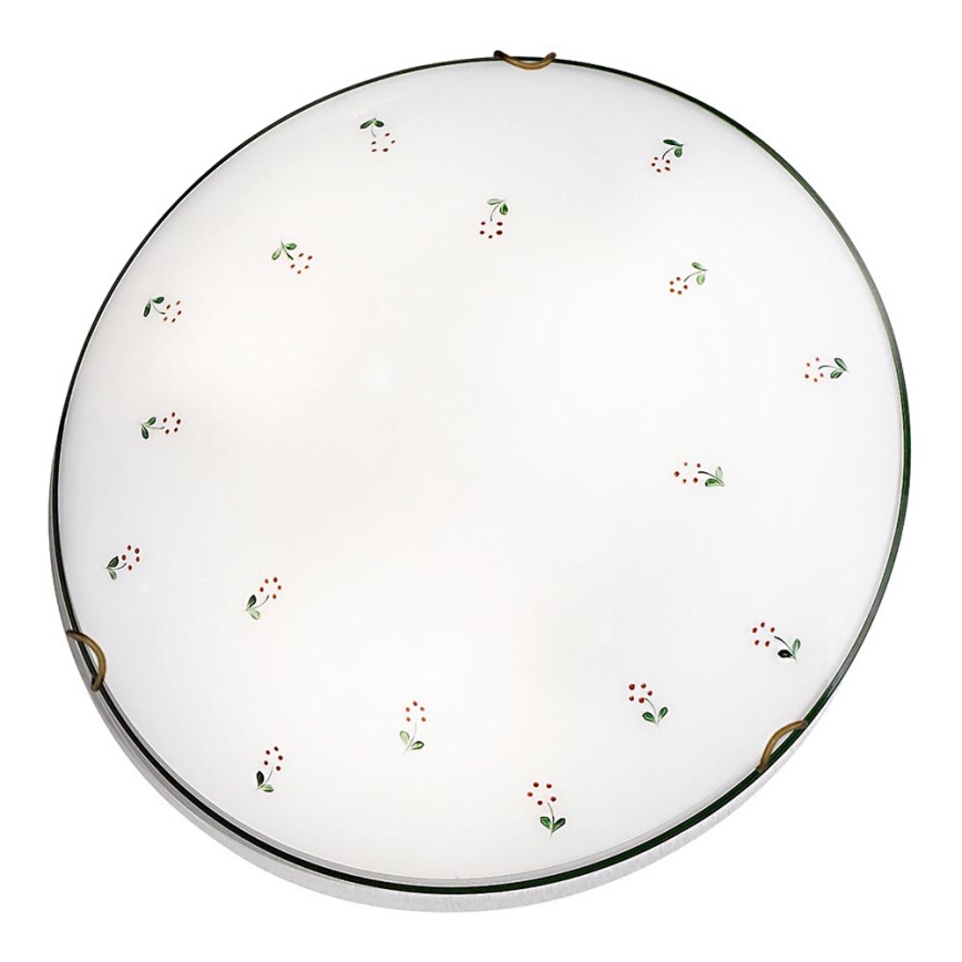 Kolarz 731.12.4.70 - Taklampa NONNA 2xE27/60W/230V diameter 40 cm grön