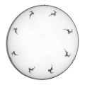 Kolarz 731.13.4.133- Taklampa NONNA 3xE27/60W/230V diameter 50 cm hjort grå